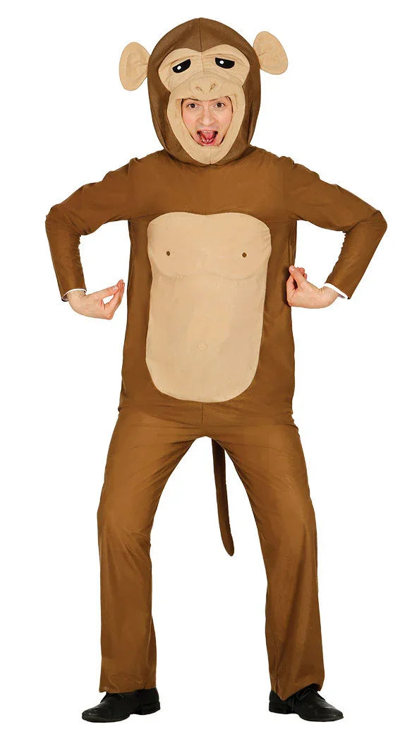 Disfraz de Mono Loco para Adulto Animales Guirca